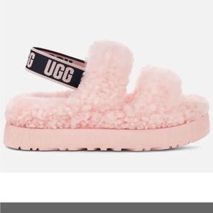 UGG PINK OH fluffita sandals